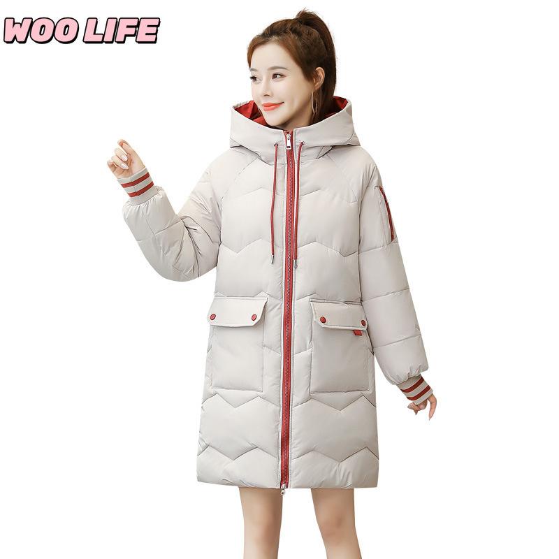 Women's Mid-length Padded Jacket Winter Thick Padded Jacket