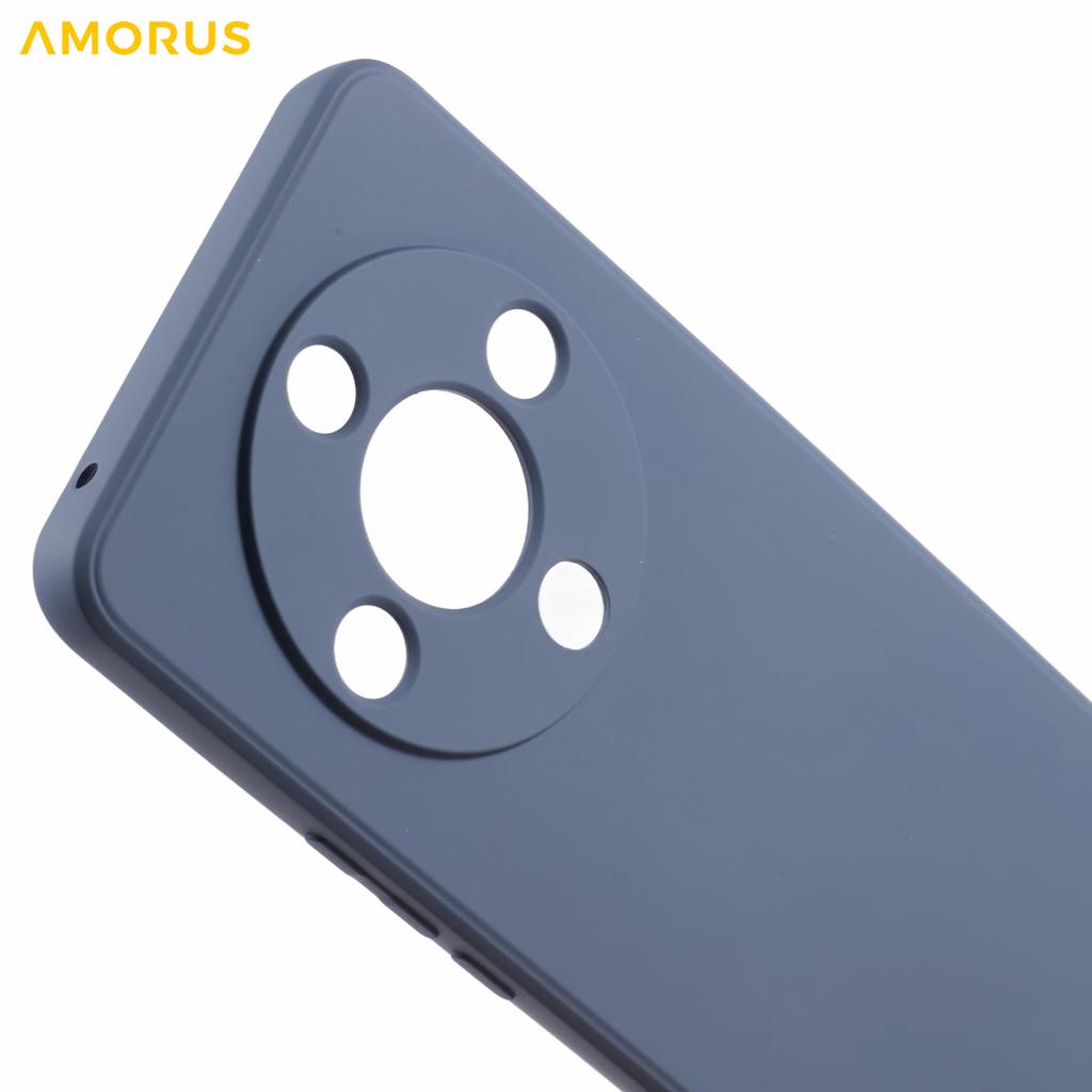 AMORUS Phone Case For Honor X9b 5G/Magic6 Lite 5G/X50 5G Precise Cutouts TPU Fiber Lining Shockproof Cover