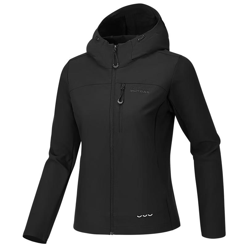 Skechers Women's Fall/Winter Outdoor Running Windproof Hooded Zip Jacket P226W136