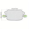 Car Snow Cover Front Windshield Waterproof Magnetic Sunshade Cover Window Rearview Mirror Protector Exterior Auto Accessories.