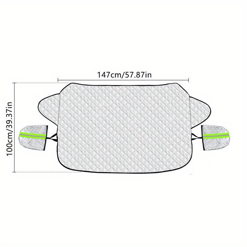 Car Snow Cover Front Windshield Waterproof Magnetic Sunshade Cover Window Rearview mirror Protector Exterior Auto Accessories