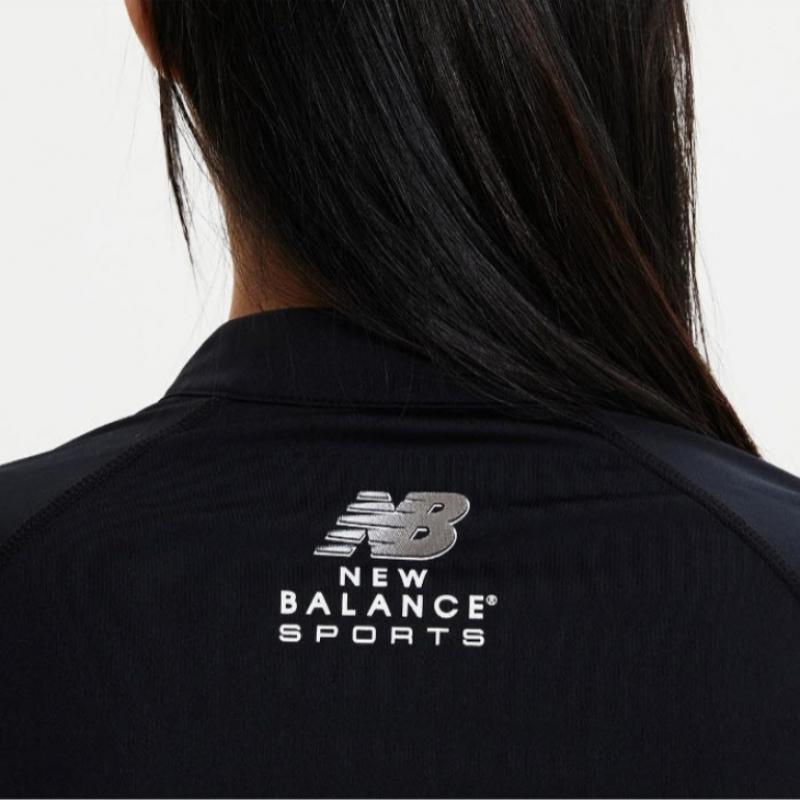 New Balance Kqj Nbmde22613 19 Common Basic Zip Up Rash Guard  Standard