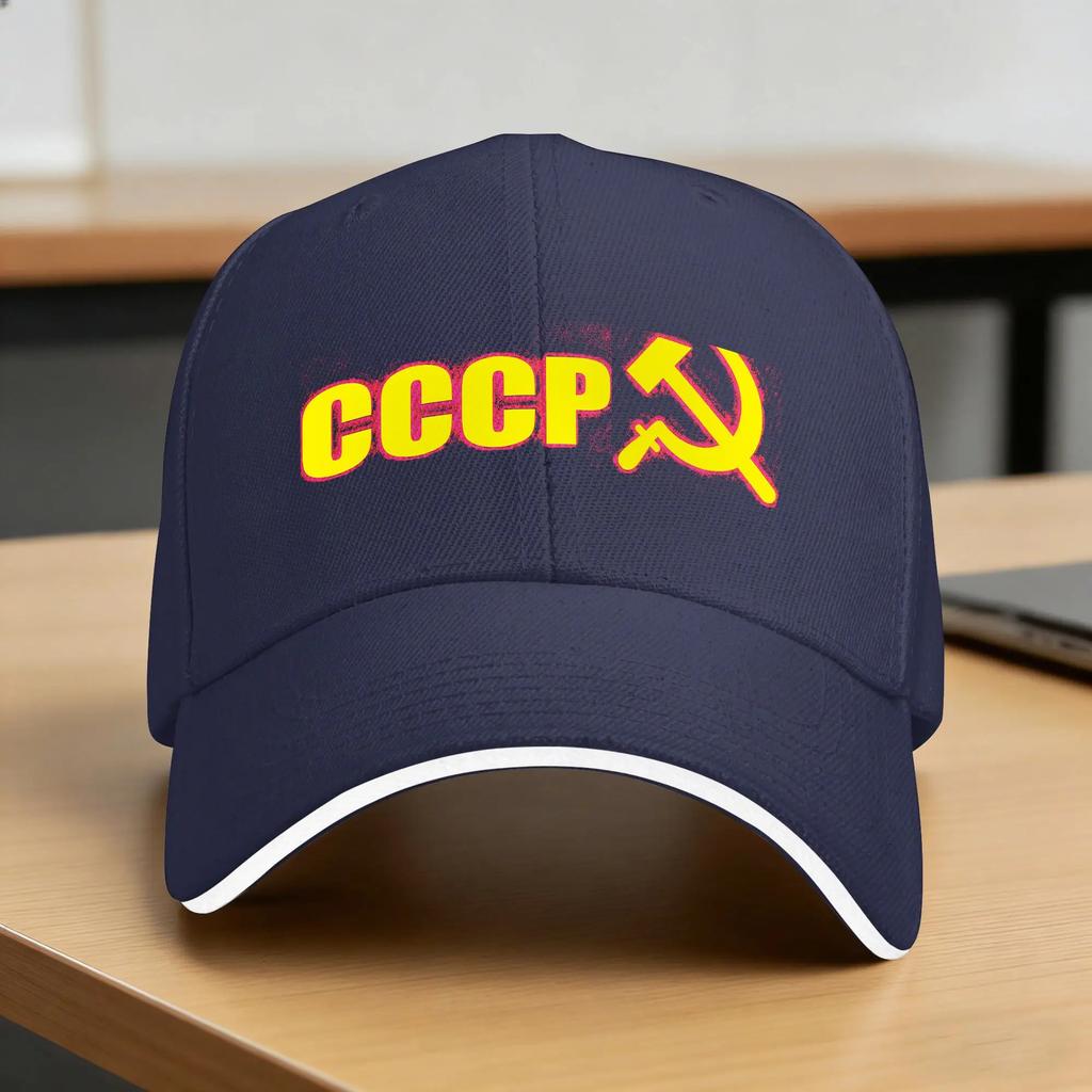 CCCP Logo Baseball Cap Outdoor Sport High Quality Trucker Hat Women Unisex Casual Design Baseball Caps