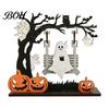 Halloween Table Decorations Funny Desktop Swing Decor, Spooky Home Decor for Living Room Entryway Holiday Displays Tabletop, Gothic Fall Themed