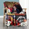 Cristiano Ronaldo 135 Customize Your Name Blanket Throw Personalized Blanket Durable Comfort Great for Bedding Sofa Office Chair Chair