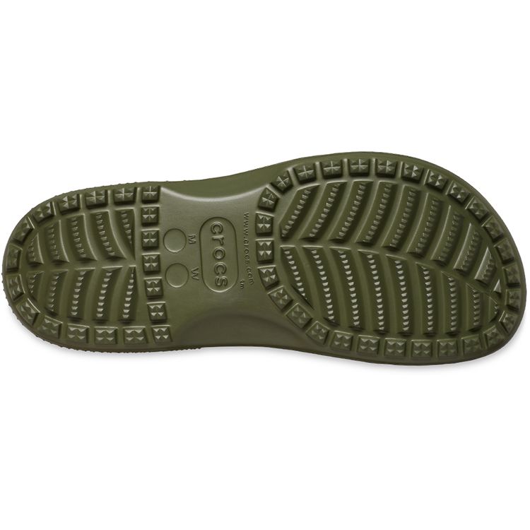 Crocs Waterproof Durable Non-Slip Short Boots Unisex Boots Army-Green 208363-309