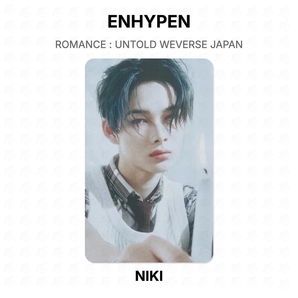 ENHYPEN ROMANCE : UNTOLD WEVERSE JAPAN Official Photocard