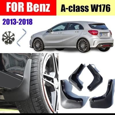 FÜR Benz A-Klasse W176 Schmutzfänger Schutz Benz A-Klasse Schmutzfänger Kotflügel Schmutzfänger Spritzschutz Kotflügel Auto Zubehör Vorne Hinten 4 Stück