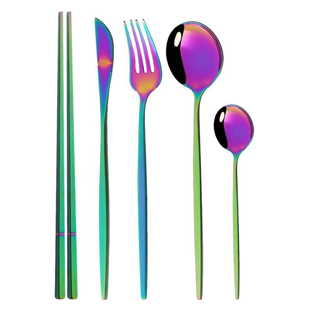 Lot de 6 fourchettes, 6 couteaux et 6 cuillères à café Bacchus