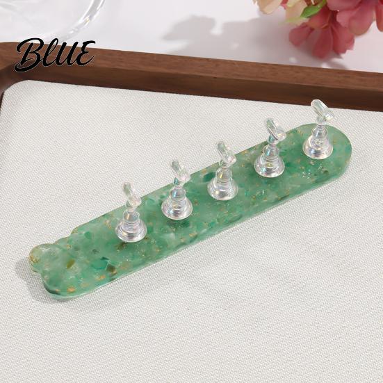 Acrylic Nail Display Holder Fake Stand for Painting Nails, Press-on with Magnetic Manicure Art Practice Base, Home Salon