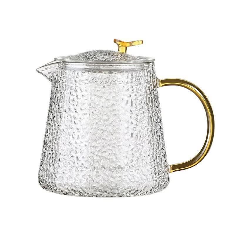 Hammered Glass Teapot