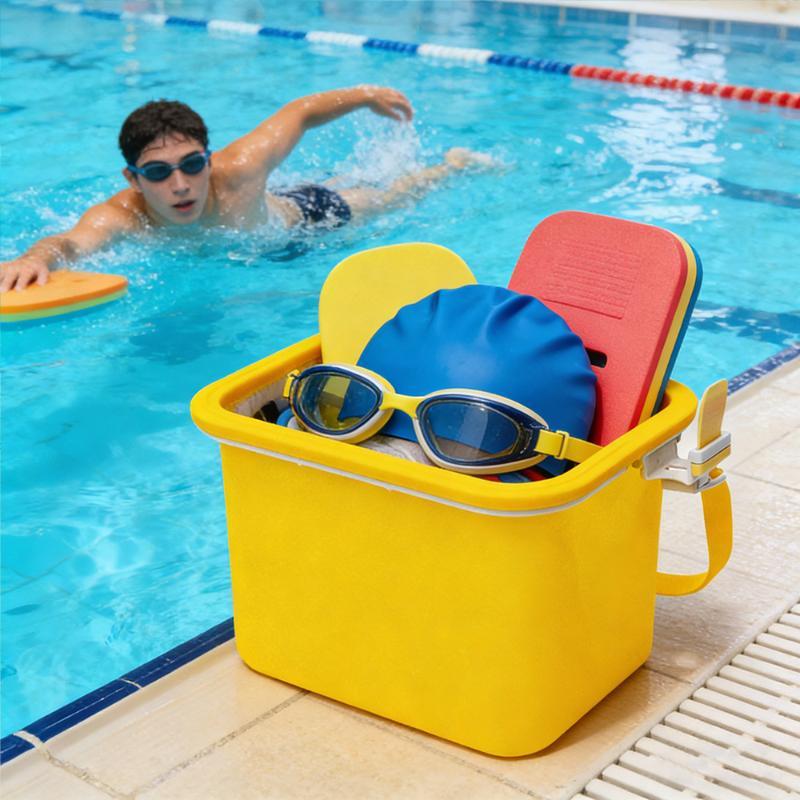 Silicone Shoulder Bag Water-Resistant Top Snap Clasp Swim Bag Lightweight Foldable Waterproof Storage Pouch