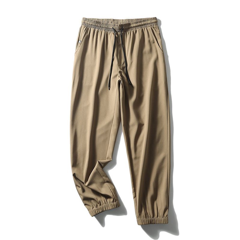 Outdoor Stretch Ice Silk Quick-Dry Pants Men's Summer Thin Hiking Hiking Sports Pants Export Men's Pants Casual Pants