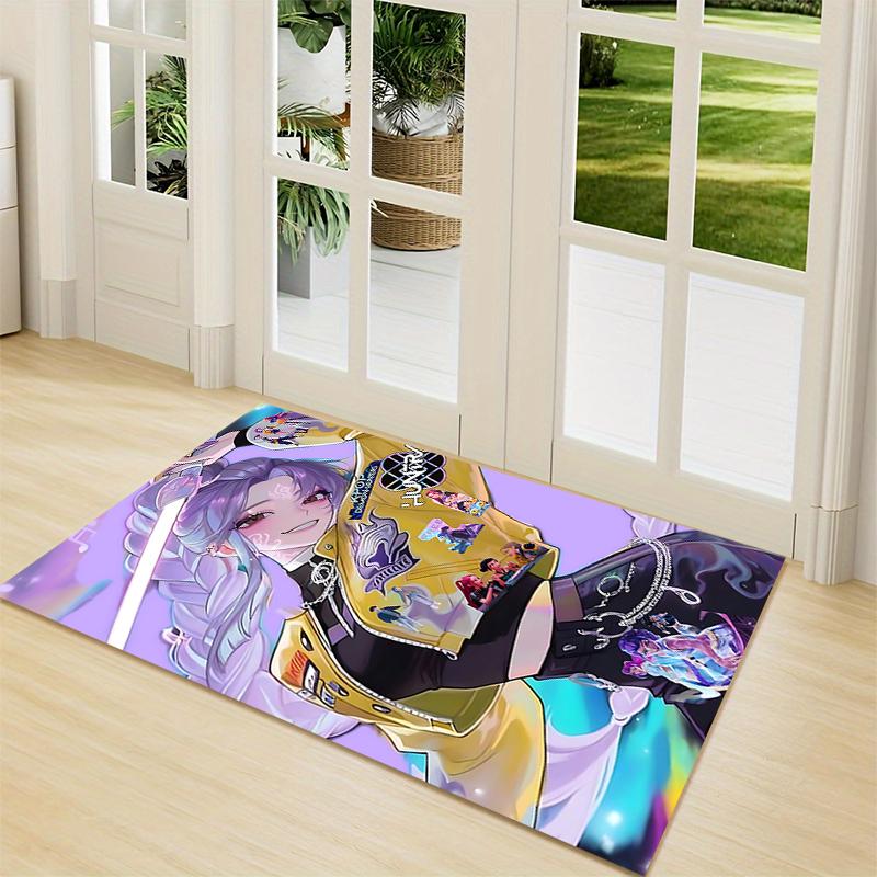 Fantasy Anime Characters Carpet Rug Soft Washable Antislip Home Living Room Sofa Mats Personalized Christmas Rug