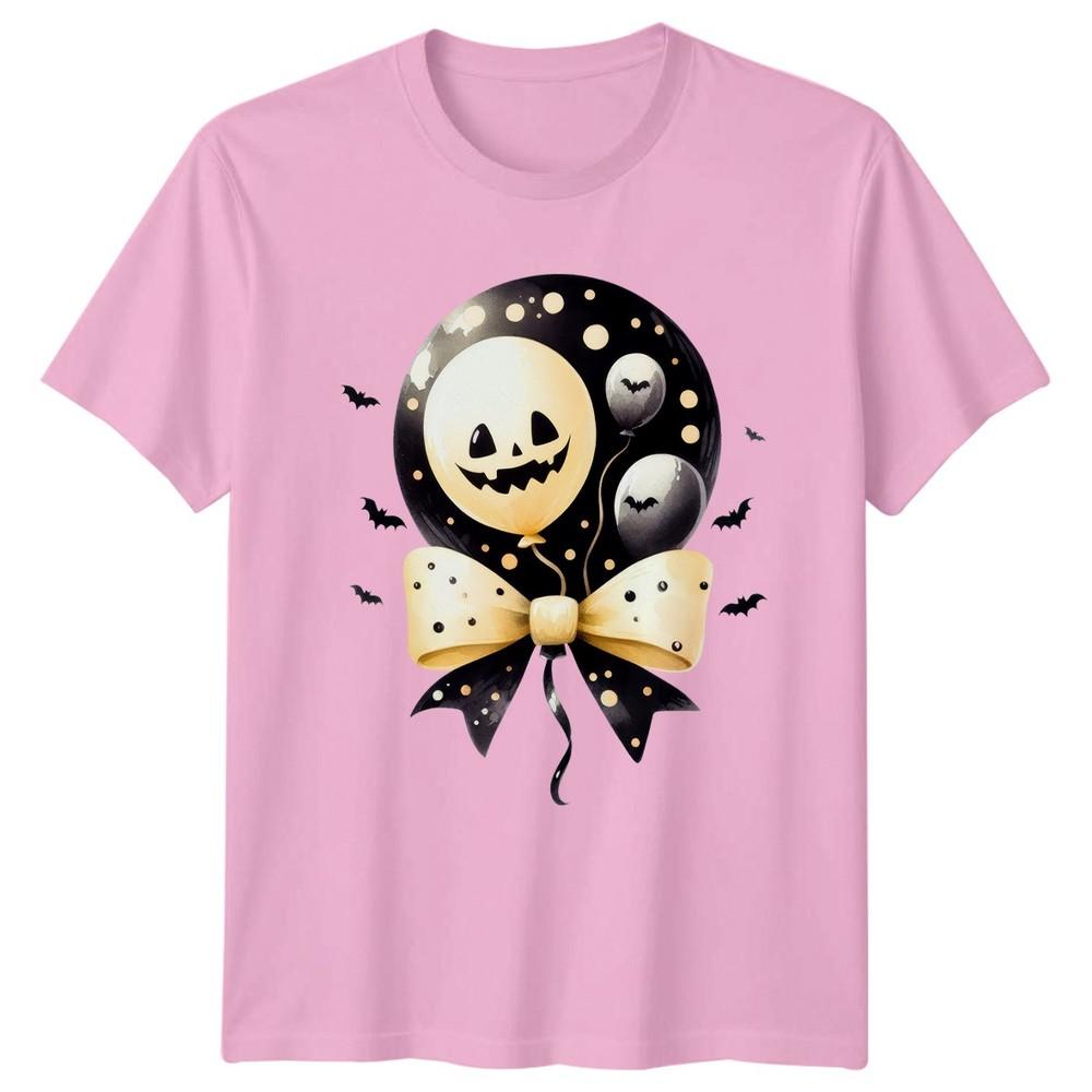 Jack O Lantern Bow Unisexs TShirt Coquette Halloween Halloween Gift For Her