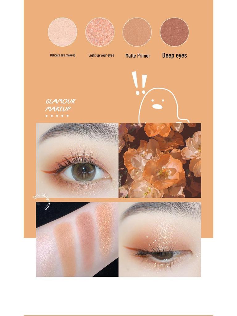 NOVO5676 Lively Soft Eyeshadow Palette: Shimmer & Matte, Long-Lasting Gentle Pink, Purple, Taro Shades