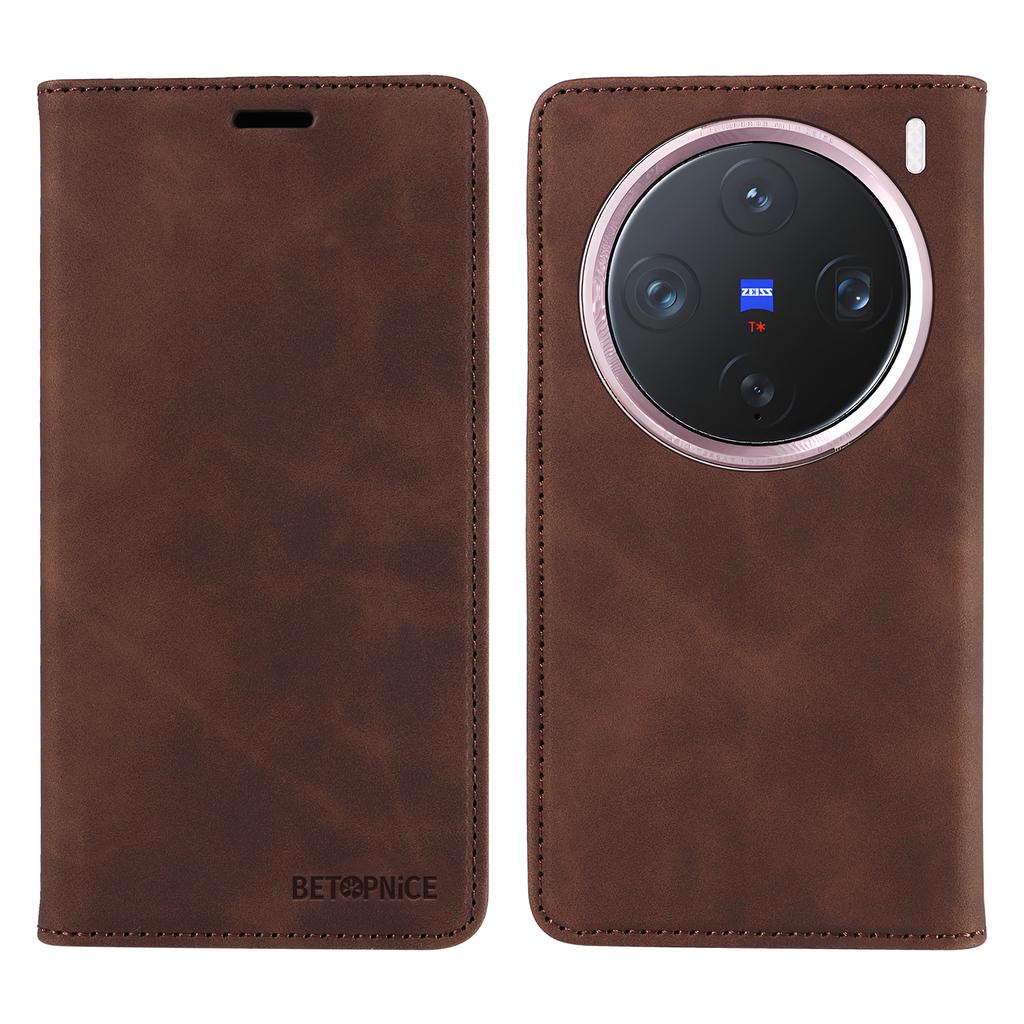 BETOPNICE 003 For vivo X200 Pro mini 5G Wallet Case Leather Phone Cover with Stand