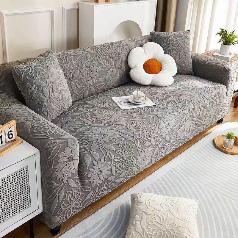 

Чехол для дивана Всесезонный Общий Полностью обернутый Чехол для дивана Однотонный Нескользящий Диванный махровый Двухместный Трехместный Чехол для дивана S 90-140cm