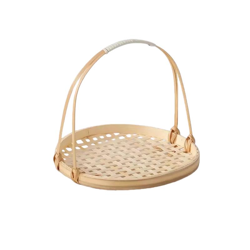 Handmade Bamboo Woven Square Small Basket