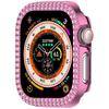 Bling PC Case For Apple Watch10 42mm 46mm Double Row Diamond Crystal iWatch Series 10 PC Protective Cover Watch Strap Protector Band