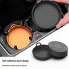 Custom Car Silicone Non-Slip Coaster: Creative Round Cup Holder Mat for Car Interiors