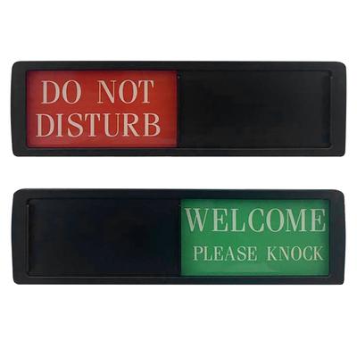 Schild Nicht stören Tür Privatsphäre Büro Indikator Bitte klopfen Schieber Willkommensschilder Konferenz Besetzt Plakette Toilette Hotel