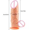 26*7CM Oversized Realistic Dildos Huge Soft Penis with Suction Cup Thick Phallus Erotic Dick Sex Toys for Women Masturbation