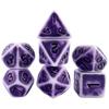 Retro DND Dice Set 7pcs Polyhedral Dice for D&D RPG Roll Playing Tabletop Dices Complete D4 D6 D8 D10 D12 D20 with Tube