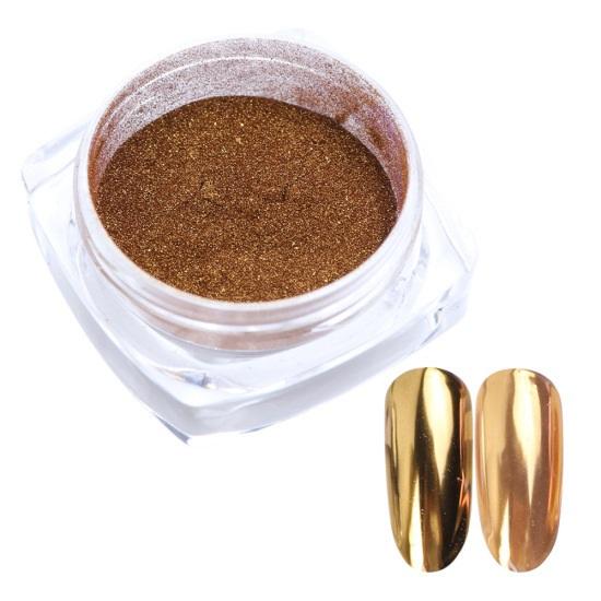 

1 коробка 0,5 г золотого, серебряного металлического зеркала для ногтей, блестящая пудра, гель-лак для дизайна ногтей, аксессуары для самостоятельного украшения