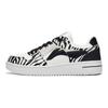 Li Ning Tianji Synthetic Leather Slip Resistant Abrasion Resistant Low top Skateboard Shoes Men's White Black AGCT375-4