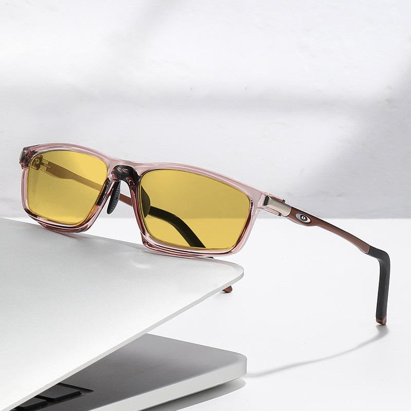 High Quality Polarized Night Vision Sunglasses Men Spring Temple Uv400 Driving Sun Glasses Frame Eyewear