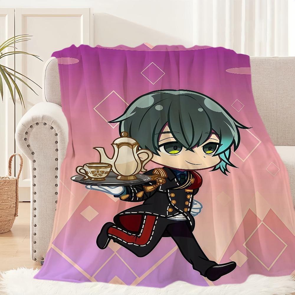 Game O-Obey Me Blanket Blanket for Couch Sofa Travel Home Picni Flannel Blanket birthday gift Warm Comfortable 30x40in