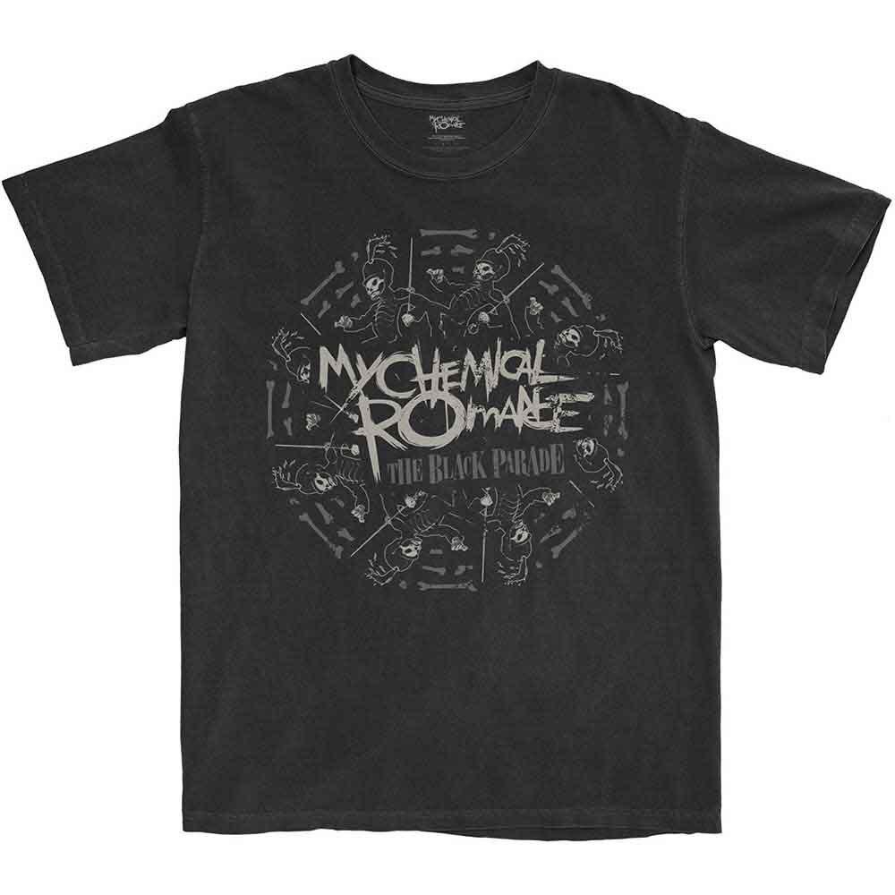 My Chemical Romance Circle March T-Shirt Black New Unisex T-Shirt S