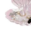 3D-Printed Shell Shape Jewelry Organizer Tray Pearl Luster Desktop Storage Decoration for Earrings Rings Bracelets Lipstick Gift