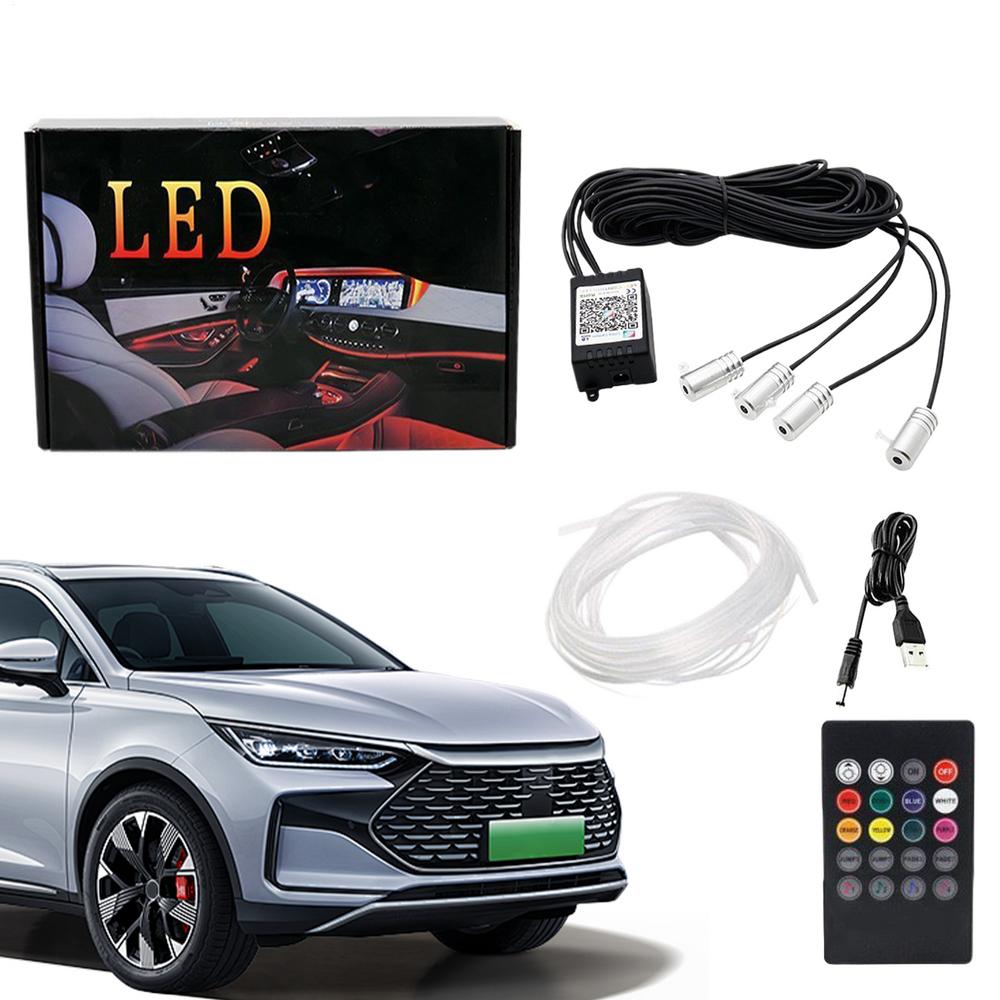 

LED Lights For Car Interior Automotive Lighting Wireless Remote Control Strip Light For Car For Trailer RV Truck Sedan Pickup