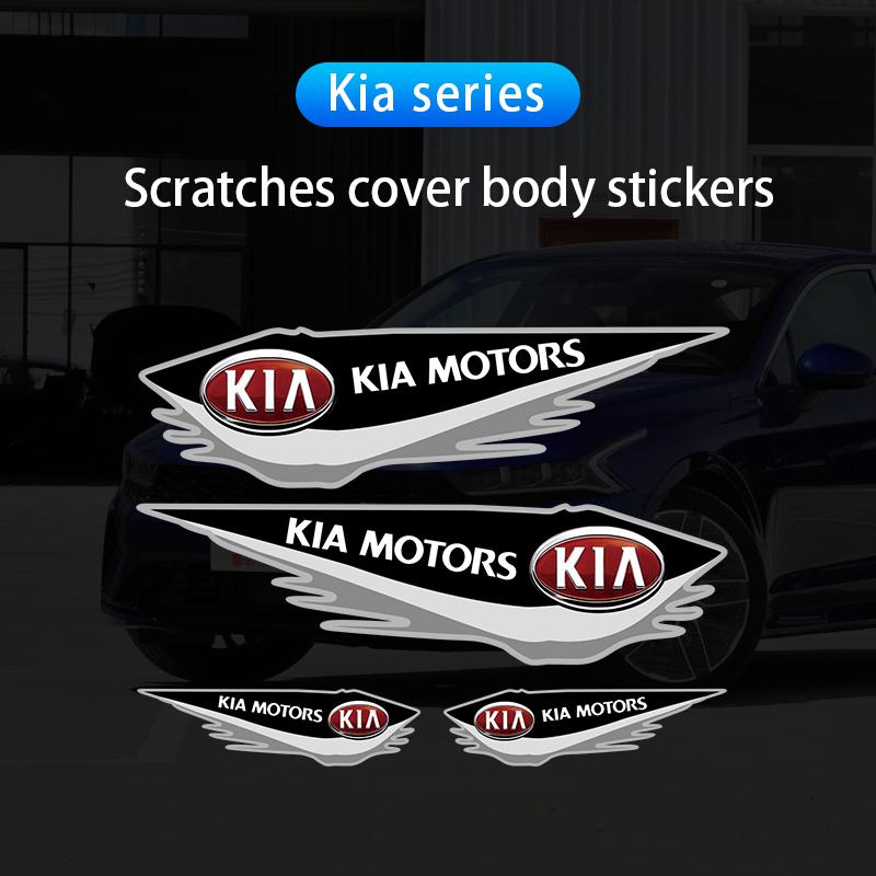 ABCDFD1Car Rearview Mirror Door Sideways Side Decoration Stickers For KIA K9 Sportage Niro K5 Carnival EV6 EV9 EV3 K8 Stinger Forte