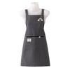 Women's Double Strap Breathable Kitchen Apron - Anti-Stain, Dirt-Resistant, Pretty Waist Uniform