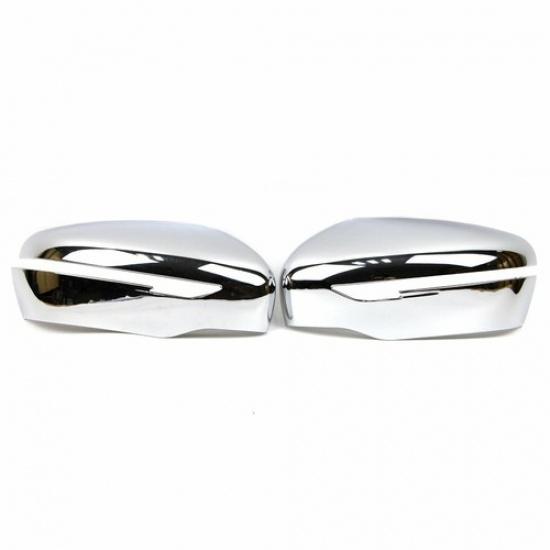 For Nissan Navara NP300 D23 2015-2018 Car Side Rearview Wing Mirror Cover Chrome