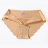 Set Seamless Silk Briefs Sexy Panties For Women Mid Waist Comfortable Girl Silk Panty Female Underpants Woman Lingerie M-Xl