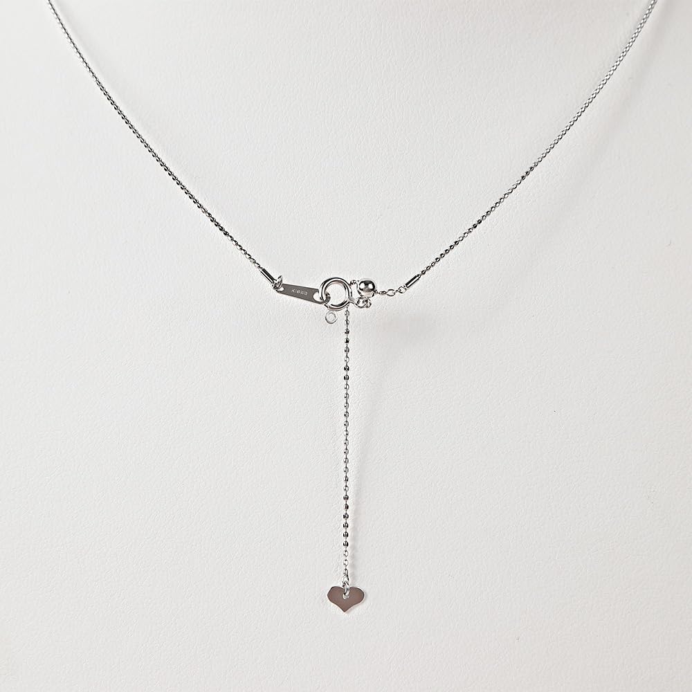 Quintuplets Pearl Pendant K18WG Pearl Necklace [Moon Label] Women's [Gift Wrapped]