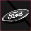 11,5X4,5cm BilLogotyp För Ford Ranger Escape Mondeo Fusion Fiesta Kuga Edge Focus Mustang Bakre Bagagelucka Emblemsdekal Tillbehör