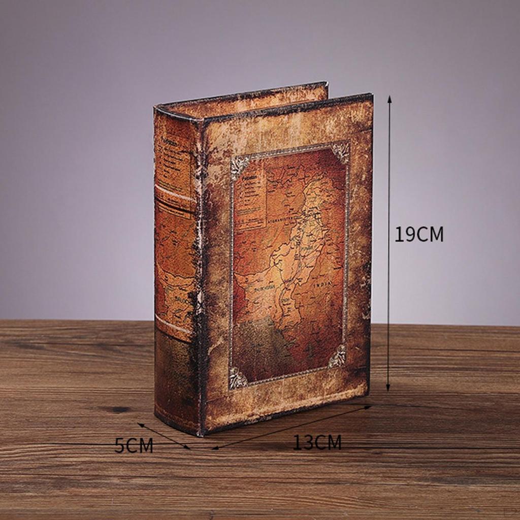 Simulation Book Model Miniature Storage Box Luxury Jewelry Case for TV Cabinet Hotel Bedroom