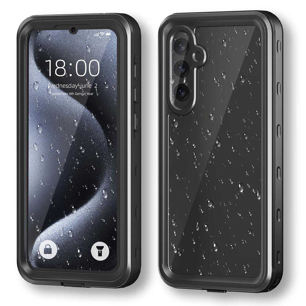 

REDPEPPER Серия A Для Samsung Galaxy A35 5G Чехол Водонепроницаемый Встроенная Защитная Пленка IP68 Подводный Black