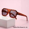 Trendy Large Square Frame Sunglasses - Minimalist Influencer Style, Fashionable, High-End Street Style