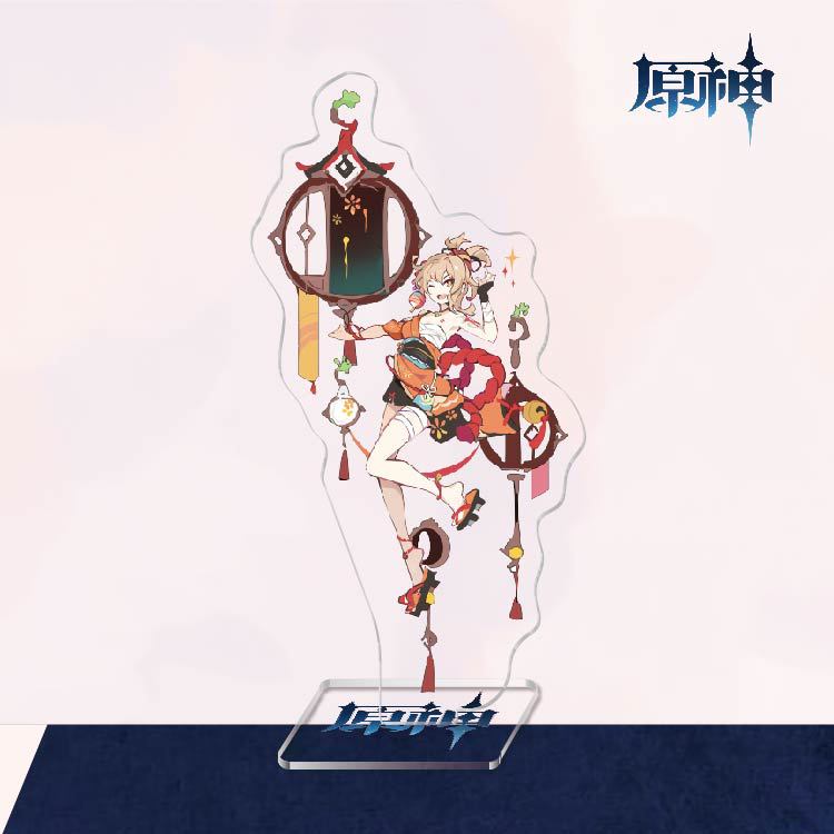 Anime Sexy Genshin Impact Figure Kaedehara Kazuha Kamisato Ayaka Xiao Hutao Acrylic Stand Model Plate Desk Decor Cosplay