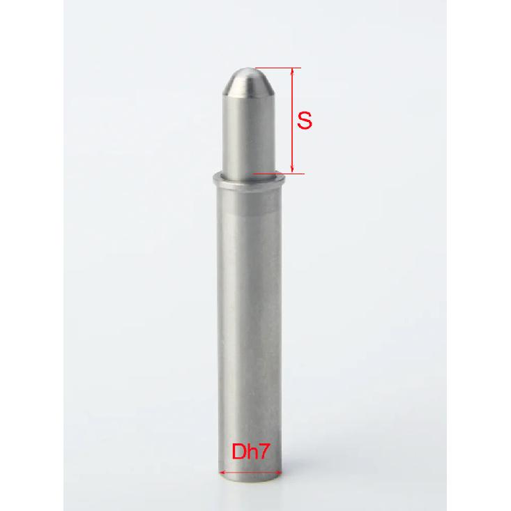 Flat/Taper R/Ball Head Spring Loaded Plunger Stainless Steel Short Diameter Retractable Spring Plunger Spring Plunger Pin dia 1/2/3/4mm
