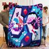 Girl-themed Graphic Design 2D Flat Pattern Flannel Blanket High Quality All Seasons Warmth and Comfort Perfect for Christmas Gifts.PMT0914454