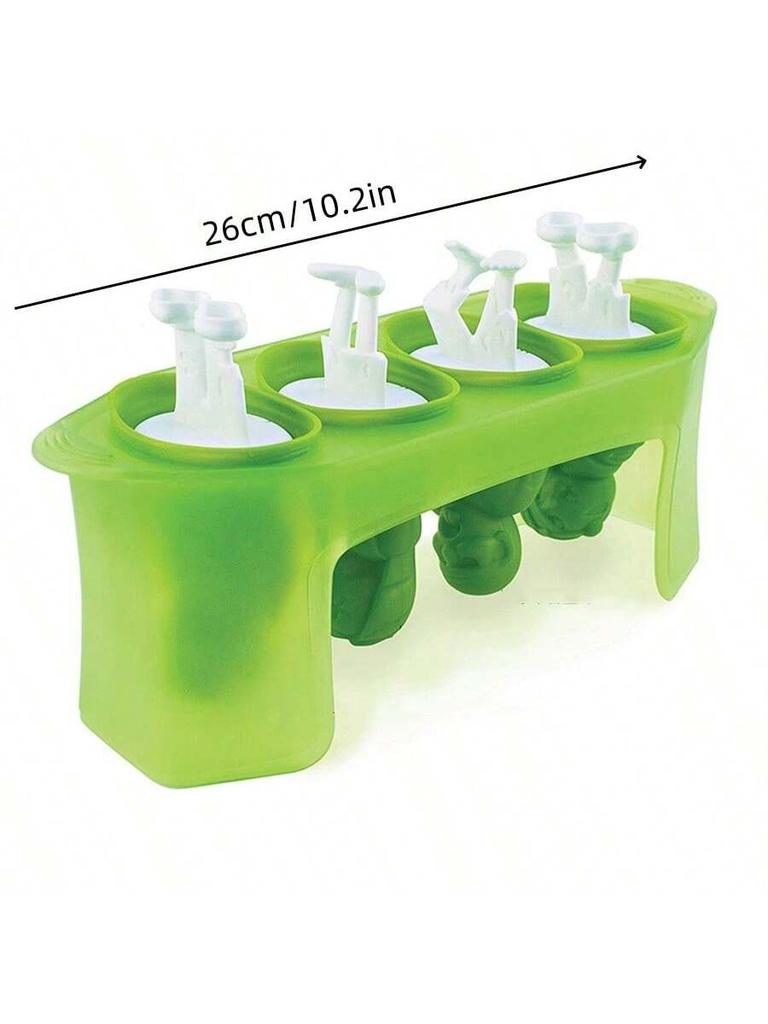 Reusable horror silicone popsicle mold for summer kitchen small tool, used for DIY homemade Halloween