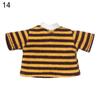 Ob11 Doll Clothes Striped Tops T-shirt Shorts Socks Suit Knitted Sweatshirt For Mini 1/12 Doll Cute Surprise Face Boy Girl Gift