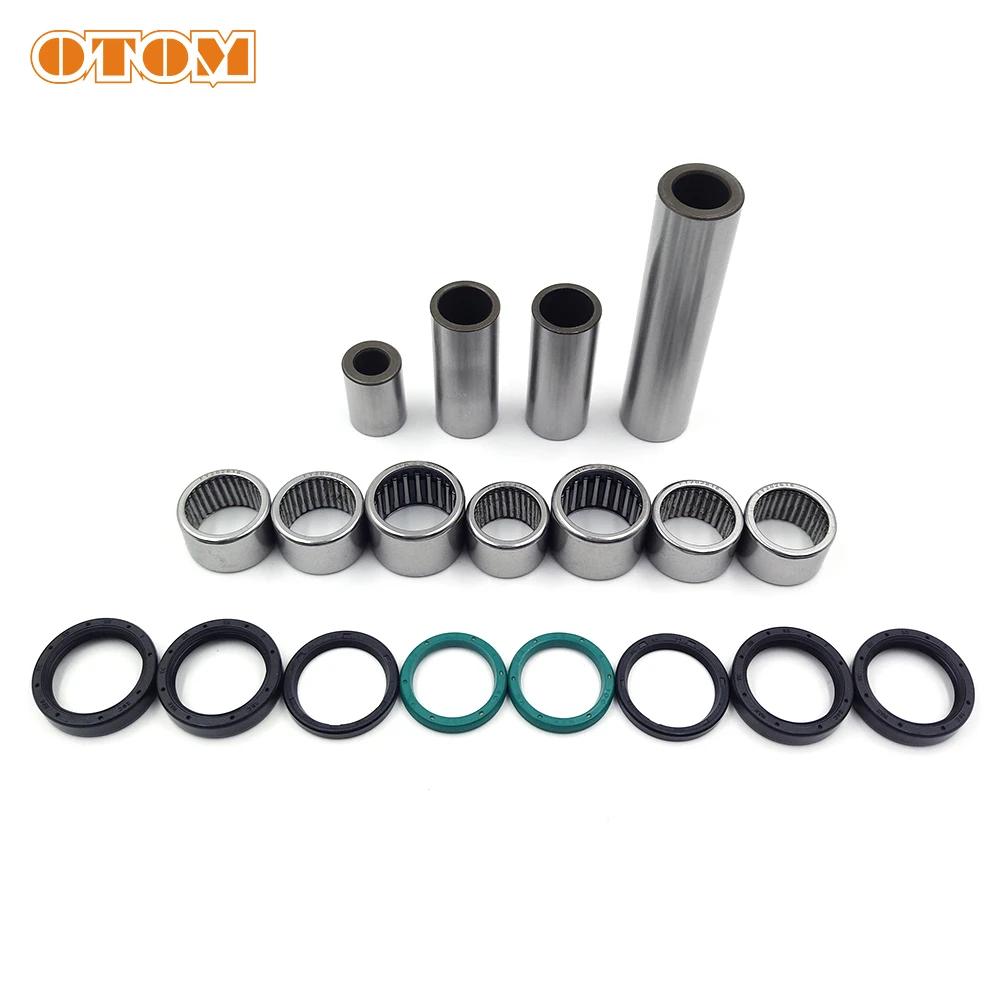 OTOM Motorcycle Shock Triangle Lever Linkage Arm Bearing Seal Bushing Repair Kit For KTM EXC SXF XCF HUSQVARNA FC 125 250 450